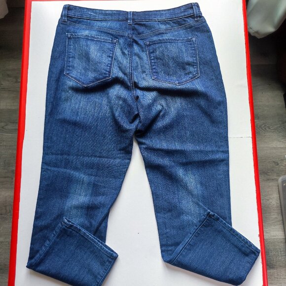 Sonoma jeans women's size 10 ink blue boyfriend style - Picture 3 of 15